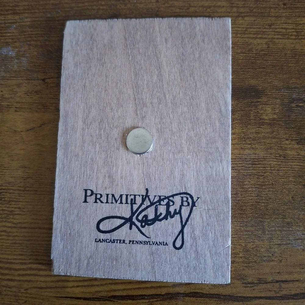 Primitives by Kathy Yellow Lab Labrador Wood Sign Magnet Home Decor Gift 4.5